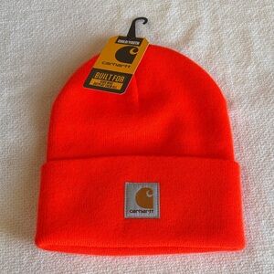 Carhartt Bold Orange Knit Beanie